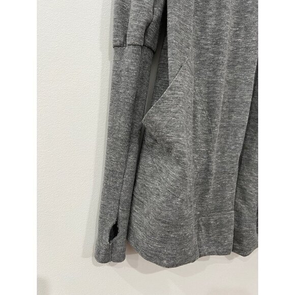 NWT Alternative Size XS Eco Jersey Rib Sleeve Wrap Grey MSRP $48 - Picture 4 of 11